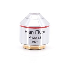 4X Objective, fluorite, LWD--NEW!!