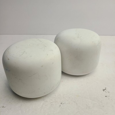 FOR PARTS -Lot of 2 - Google Nest H2D Mesh Router Node Wifi Point Range Extender