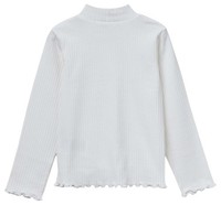 Benetton MäDchen T-Shirt M/L 3F1Ag10Jt, Weiß, 4 Jahre, Kinderoberteil