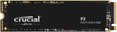 Crucial P3 500GB M.2 Pcie Gen3 Nvme Interne SSD 3D NAND, Bis Zu 3500Mb/S - CT500