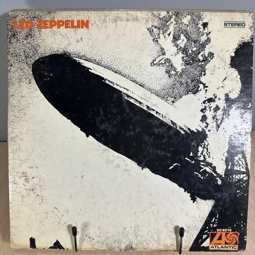 Led Zeppelin I Debut Album Vinyl 12” 1969 Atlantic SD-8216 Monarch G. Piros VG