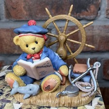 Cherished Teddies Glenn Nantucket Sailor Bear Figurine 1993 Enesco 114383