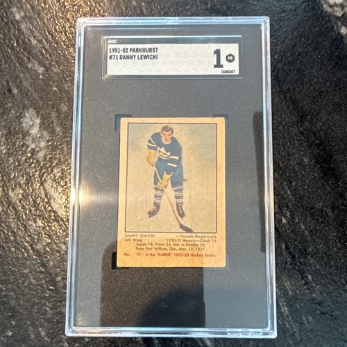 Danny Lewicki #71 1951 Parkhurst card