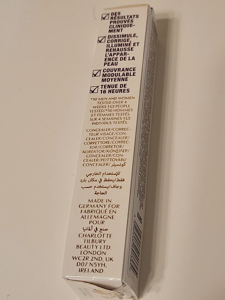 Charlotte Tilbury Beautiful Skin Radiant Liquid Concealer~#3 Fair~0.25 oz~Damage - Image 2 of 4