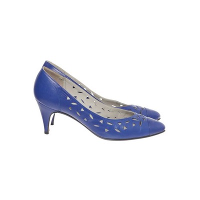 Charon, Pumps, Größe: 38 1/2, Blau, Leder, Damen #aMK
