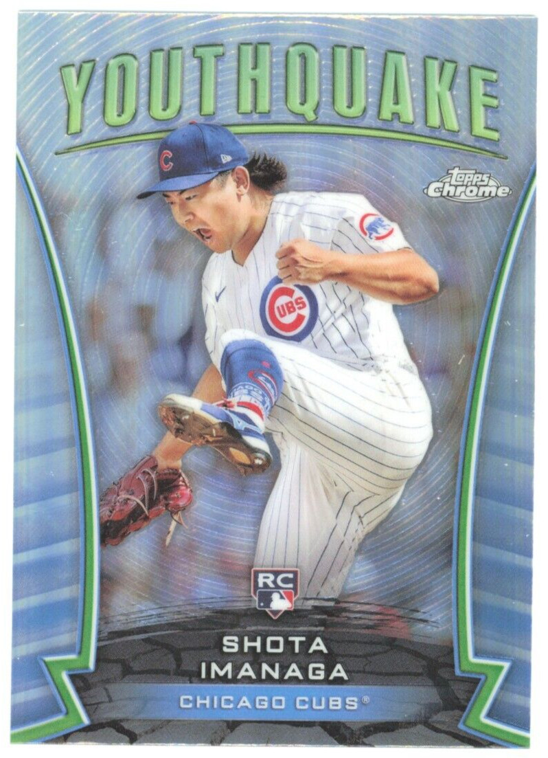 2024 Topps Chrome Update Shota Imanaga Youthquake Breaker’s Delight Exclusive RC