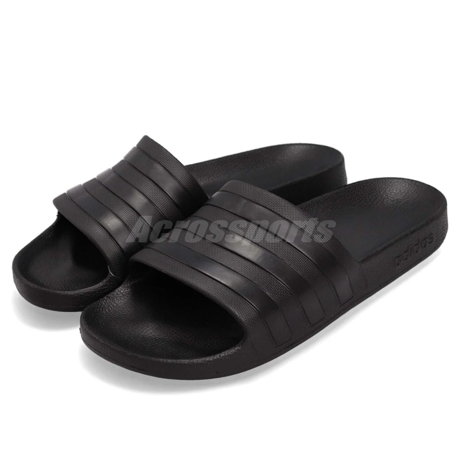 Adidas Adilette Aqua Triple Nero Uomo Unisex Sandali Ciabatte F35550