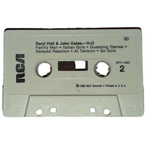 1982 RCA Records | Daryl Hall & John Oates : H20 Audio Cassette - Picture 4 of 6