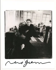 1984 Star Tek DS9 Rene Auberjonois (Odo)  Autographed  B&W  Photograph 8" X 10"