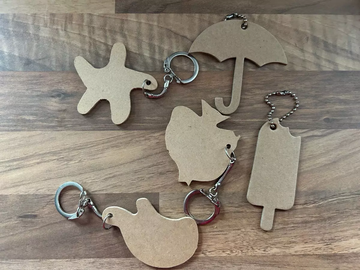 Make your own shop keyring set