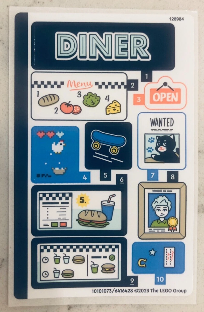 Ebay lego diner hot sale