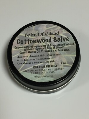 Cottonwood Salve - Balm of Gilead - Herbal Salve 1 oz tin Free Shipping to USA