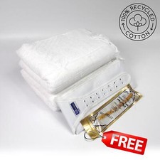 2 Piece Ihram 1200g White Towel Adult Cotton Blend + Belt Hajj Umrah Ehram Ahram