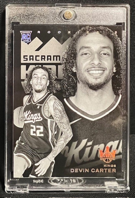 2024-25 COURT KINGS DEVIN CARTER ROOKIE 0 #246 KINGS---SSSP CASE HIT
