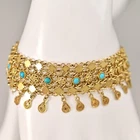 Vintage Original Designer Sterling Silver Gold Gilded Turquoise Estate Bracelet