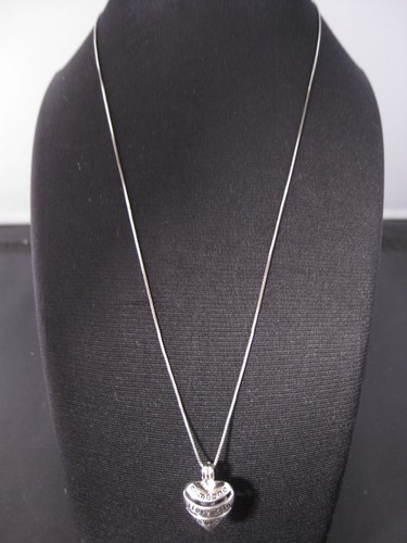 Italian 925 sterling silver necklace heart pendant "Someone I Love Is In Heaven" - Bild 2 von 11