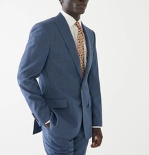 550 J.Crew Ludlow Slim-fit Italian stretch wool Suit Jacket Harbor Blue 36R