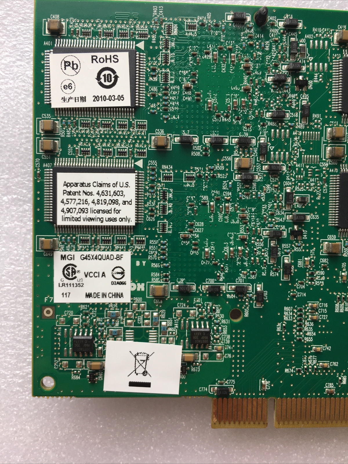 Matrox MGI G45X4QUADB 128MB Video Graphics Card eBay