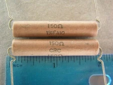 25 CRC FA10 Mil-R-26 150 Ohm 1% 10W Silicon Wirewound Resistors