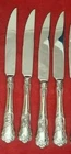 4 Buttercup by Gorham  Sterling Serrated Steak Knives Custom Made