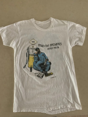 mike and the mechanics 1986 86 tour t shirt tee I0347