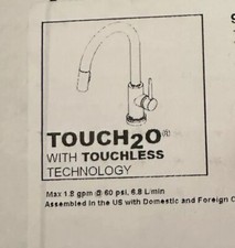 DELTA FAUCET Trinsic Touch Kitchen Faucet with Touchless 9159TL-CZ-DST