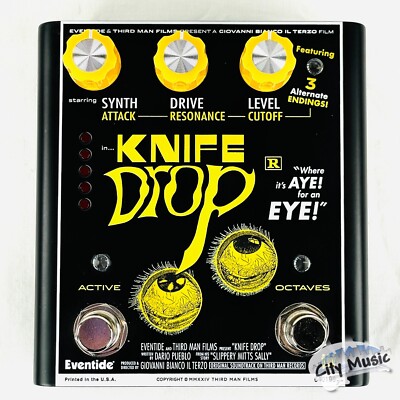 Used Eventide Knife Drop Sub-Octave Fuzz Synth Guitar Effects Pedal  