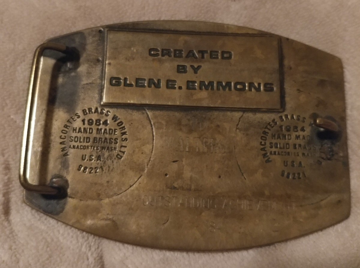 IEBGC 1984 Big Horn Show Spokane WA Belt Buckle View 2
