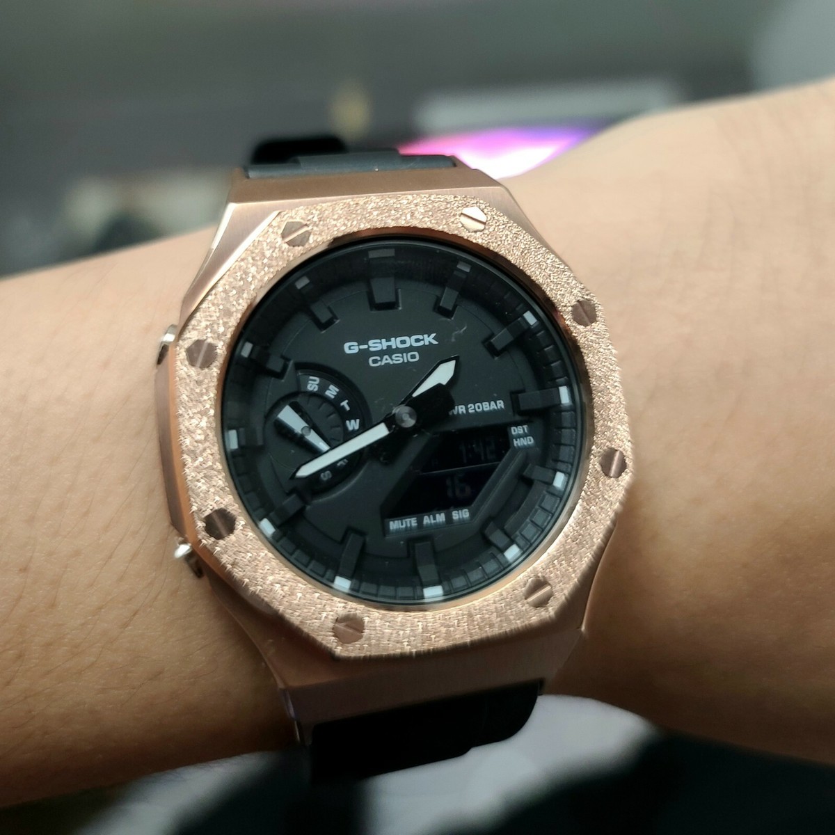 売り切り　カシオークga-2100 フルメタル！　ローズゴールド　gショック ついに登場！GA-2100シリーズフルメタルモデル | 株式会社ザ