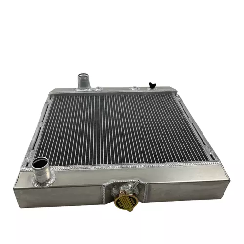 Aluminum Radiator+FAN For 1963-1969 Ford Fairlane Ford Torino 4.3L AT 63 64 65 - Picture 4 of 7