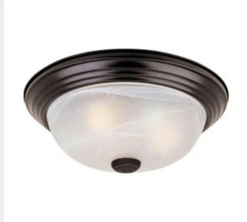 Designers Fountain 13.25" Oil Rubbed Bronze Incandescent Flush Mount Light - Picture 1 of 2