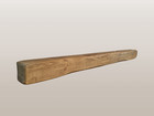 Pine Mantle 4x4 chunky Beam Fireplace Shelf  Red Wood Rustic Edge