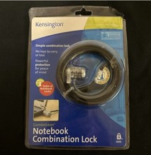 NEW IN SEALED PLASTIC KENSINGTON COMBO NOTEBOOK COMBINATION LOCK