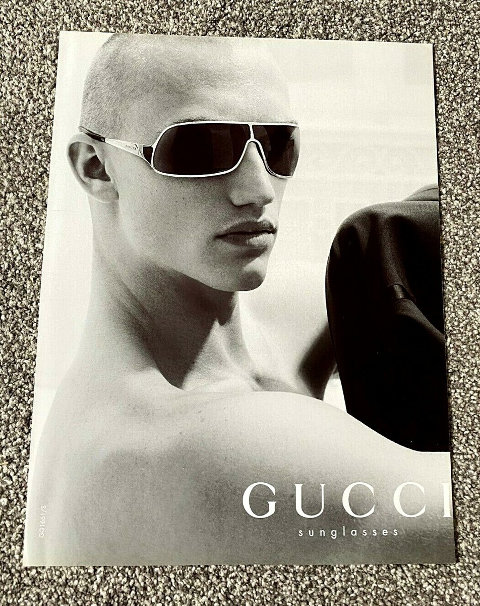 Rare Collectable 2001 Vintage Magazine Advert Art Picture Gucci