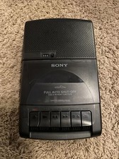 SONY TCM-929 Cassette Recorder Full Auto Shut-off Battery Op No Cord works 4 