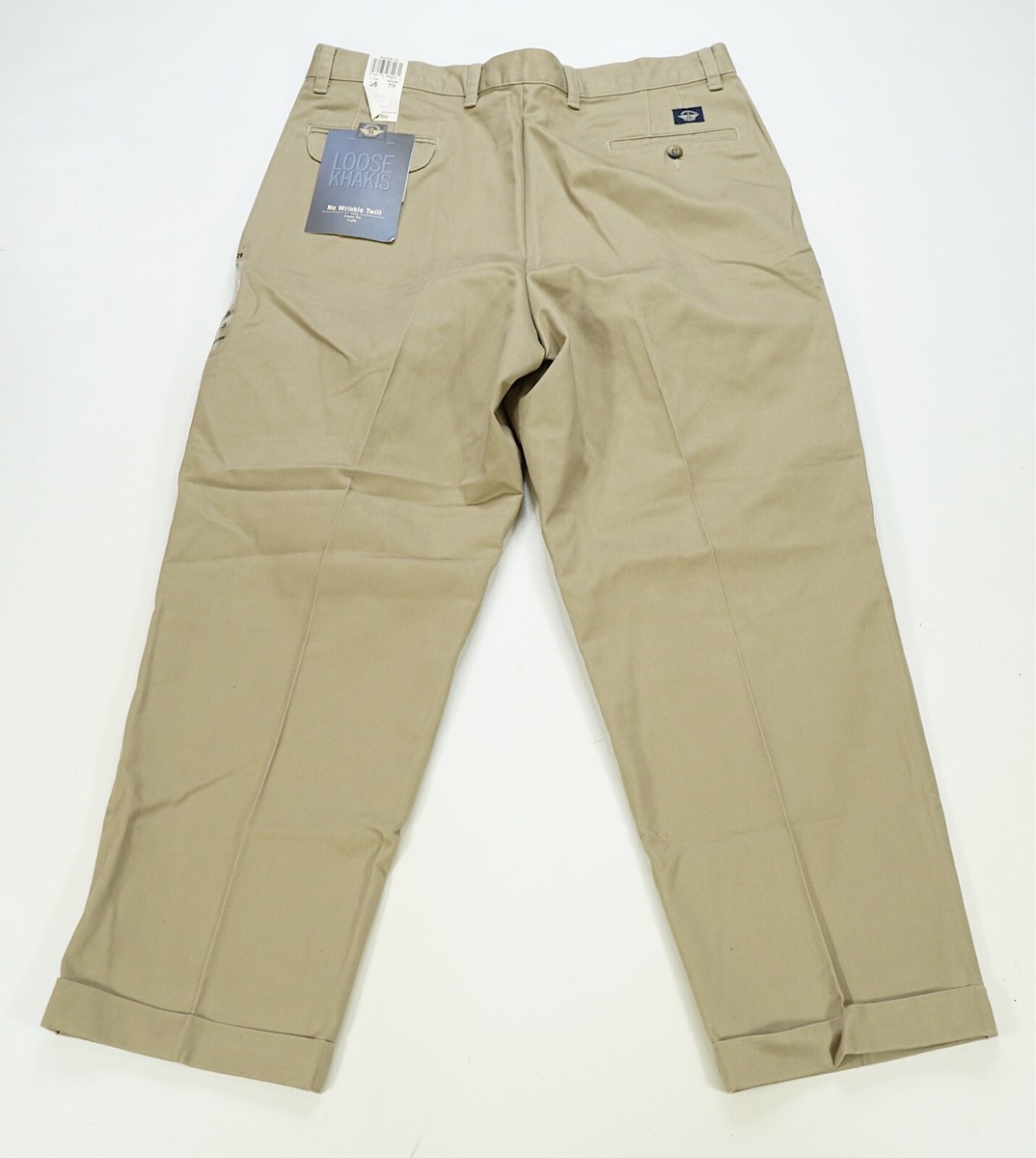 Rare VTG DOCKERS Loose Khakis No Wrinkle Twill Slacks Pants Rare VTG DOCKERS Loose Khakis No Wrinkle Twill Slacks Pants