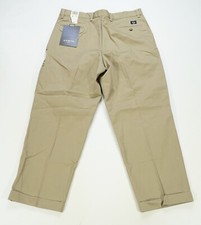 Rare VTG DOCKERS Loose Khakis No Wrinkle Twill Slacks Pants 90s W/ Tags SZ 36x29