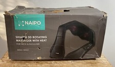 Naipo MGS-150DC Black Shiatsu 3D Rotating Mas...