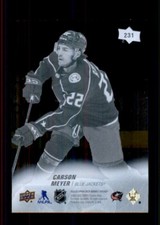 2022-23 Upper Deck Clear Cut #231 Carson Meyer Young Guns Young Guns