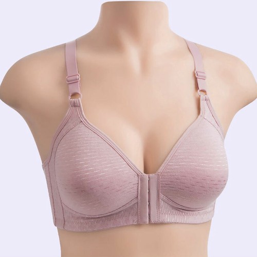 Women Yoga Padded Bra Front Buckle Sports Support Wireless Push Up GYM Vest/Tops - Picture 9 of 26