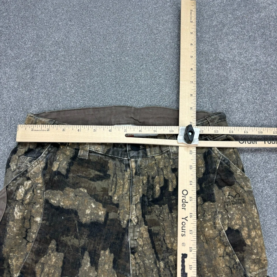 Pantalón Realtree Mujer 28x30 Marrón Carpintero Camuflaje Y2K Lona Ropa de Trabajo Dama Foto 2 de 4