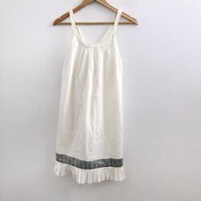 FREE PEOPLE Native Sun Shift Sleeveless Dress Pleated Medium Sizze
