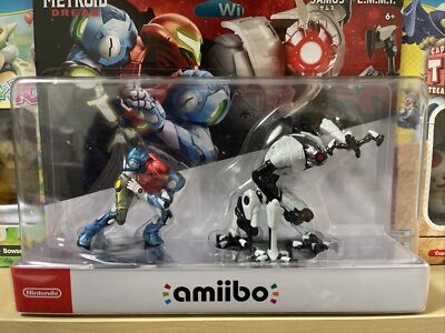 Metroid Dread Amiibo 2 Pack Brand New Factory Sealed
