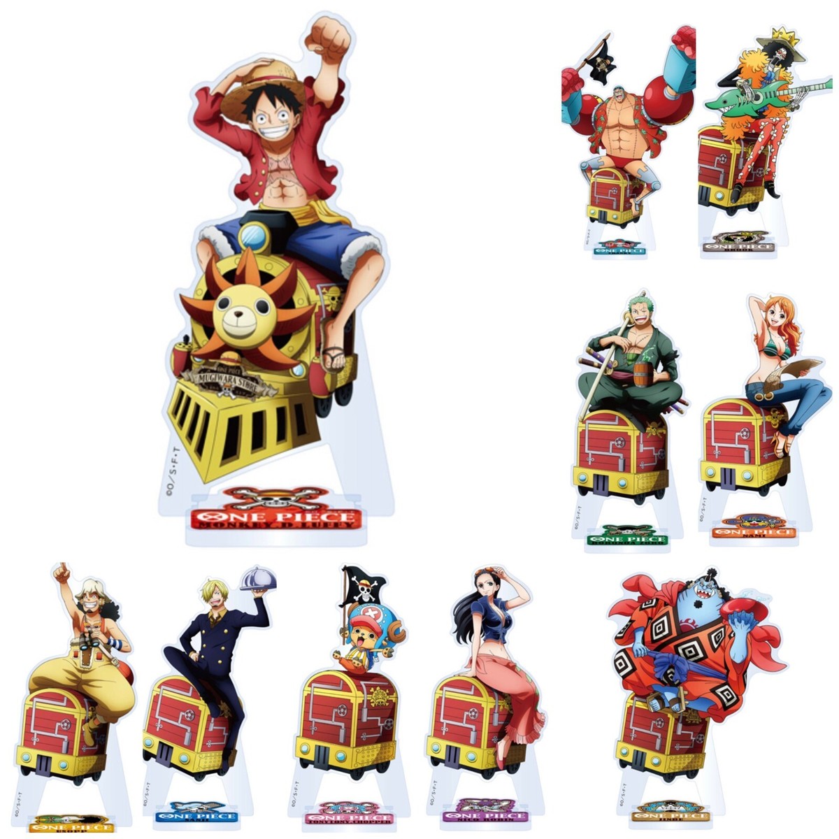 One Piece] ALL ABOARD! Acrylic stand Mugiwara Store Limited Item