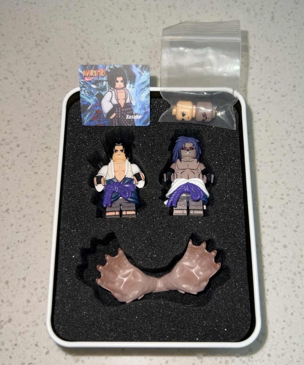 custom 3th party min brick minifig orange brick Sasuke | eBay