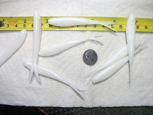 24) 2" SLAB HUNTER " Nat Green" GRUBS JIGS CRAPPIE - Foto 6