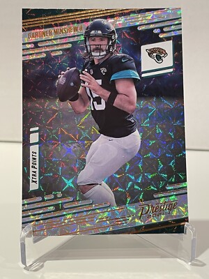 Gardner Minshew II 2021 Panini Prestige Xtra Points Hyper #128 Jacksonville Jags