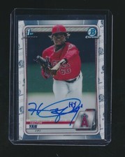 HECTOR YAN 2020 BOWMAN CHROME 1ST RC AUTO  #CPA-HY