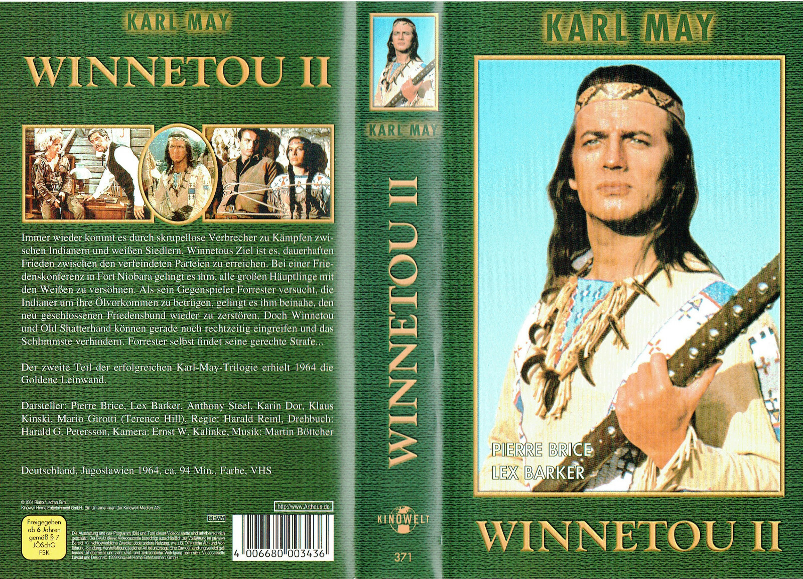 (VHS) II Lex Barker, Terence Hill, Karin Dor, Pierre Brice