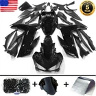 Fairing Kit & Bolts For Yamaha YZF R3 2014-2018 R25 2015-2018 2016 Glossy Black